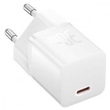 МЗП Baseus GaN5 Mini Fast Charger 30W (Type-C) White CCGN070502 фото
