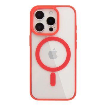 Чехол NEW TPU Color with Magsafe для iPhone 16 Pro Max Red 214-02544 фото