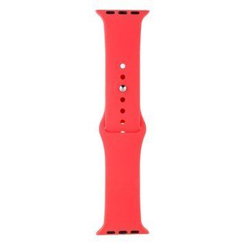Ремінець для Apple Watch Band Silicone One-Piece Size-S 38/40/41 mm Rose Red 212-01987 фото