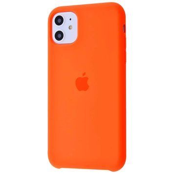 Силиконовый чехол для iPhone 11 Orange 208-00215 фото