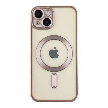 Чехол TPU Metallic Chrome Full Camera with Magsafe для iPhone 13 Titan 214-02871 фото