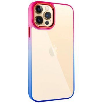 Чохол TPU+PC Fresh sip series для Apple iPhone 12 Pro Max (6.7") Синій / Рожевий 777-06723 фото