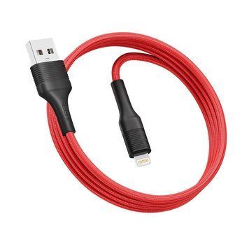 Кабель Ridea RC-M132 Fila 12W USB to Lightning Красный 209-00171 фото