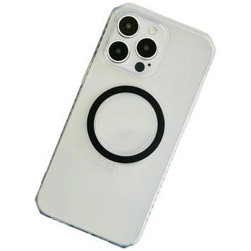 Чехол Octagon Matte Rhombus Side Case with MagSafe для iPhone 15 Plus Black 214-01851 фото