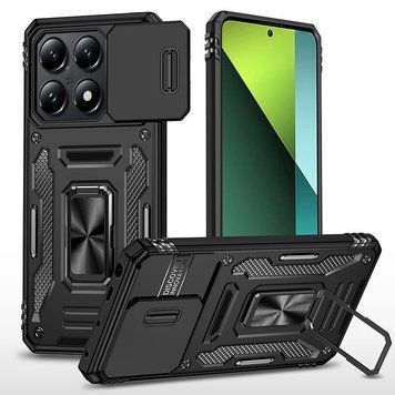 Ударопрочный чехол Camshield Army Ring для Xiaomi 14T Pro Black 777-04957 фото