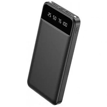 Портативний акумулятор Power Bank XO PR162 2USB 10000mAh Чорний 216-00043 фото