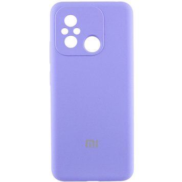 Чохол Silicone Cover Lakshmi Full Camera для Xiaomi Redmi 12C / Poco C55 Бузковий 555-02196 фото