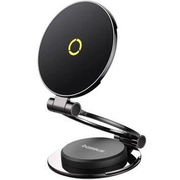 Автодержатель для телефона Baseus MagPro Series II Magnetic Car Mount Stick-on Version Cosmic Black C40172900121-00 фото