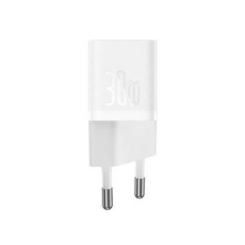 Сетевое зарядное устройство Baseus GaN5 Fast Charger(mini) 1C 30W EU White CCGN070502 фото