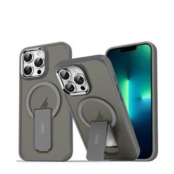 Чехол для смартфона Magnetic Stand для iPhone 13 Pro Grey 666-01742 фото