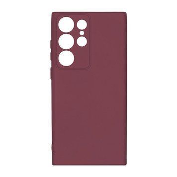 Чехол Silicone Cover Full Camera для Samsung Galaxy S23 Ultra (S918) Maroon 777-02491 фото