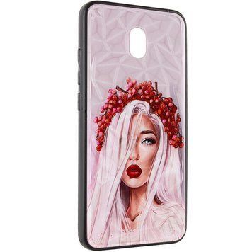 TPU+PC чехол Prisma Ladies для Xiaomi Redmi 8a Ukrainian Girl 777-07422 фото