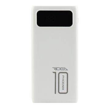 Power Bank Ridea RP-D10L Phoenix10 10W digital display + lamp 10000 mAh White 216-00194 фото
