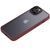 TPU+PC чохол Metal Buttons для Apple iPhone 12 Pro Max (6.7") Бордовий 777-08349 фото
