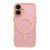 Чохол TPU+PC Magnetic Matte Camera Lens with Magsafe для iPhone 16 Pink 757-00337 фото