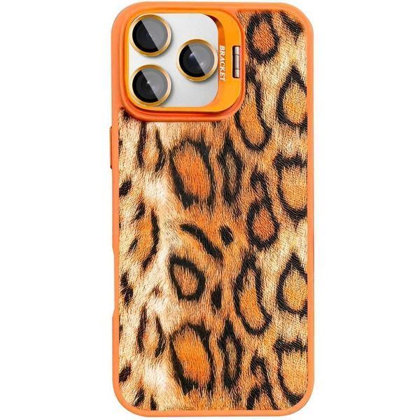 Чохол TPU+PC Wild Leopard with MagSafe and Lens для Apple iPhone 16 Pro Max (6.9") Orange 656-08242 фото