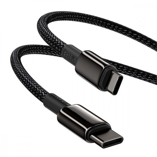 Кабель Baseus Tungsten Gold Fast Charging Type-C to Type-C 100W (1m) Blue P10319800321-03 фото
