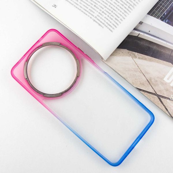 Чохол TPU+PC Fresh sip series для Xiaomi Redmi A3 Синій / Рожевий 777-06623 фото