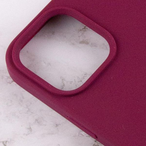 Чехол Silicone Case Full Protective для Apple iPhone 14 Plus (6.7") Maroon 555-04023 фото