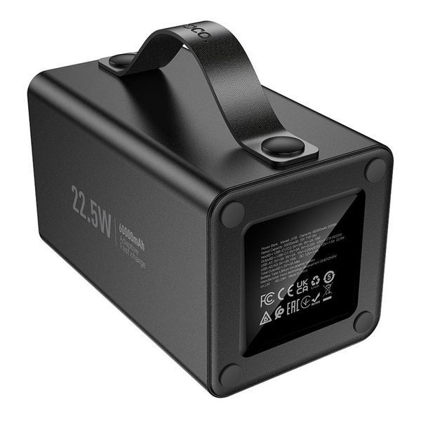 Power Bank Hoco J138 Distant 22.5W+PD20W+DC12V 60000 mAh Черный 656-03288 фото