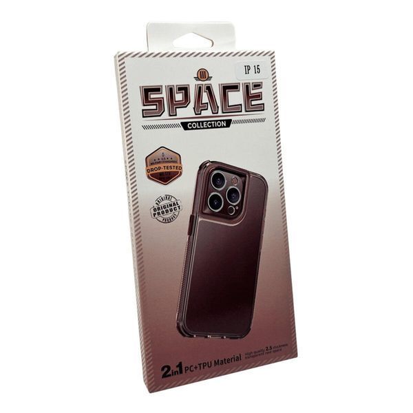 Противоударный чехол для смартфона Space III для iPhone 15 Tea Brown 666-01913 фото