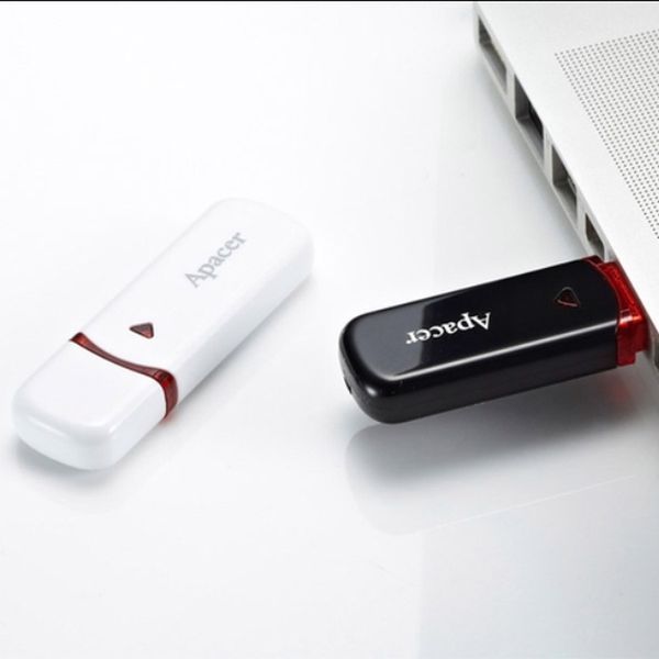 Флеш-накопичувач Apacer USB 2.0 AH333 32Gb White AP32GAH333W-1 фото