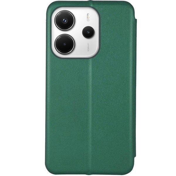 Шкіряний чохол-книжка Classy для Xiaomi Redmi Note 14 4G (Int. version) Green 777-05307 фото