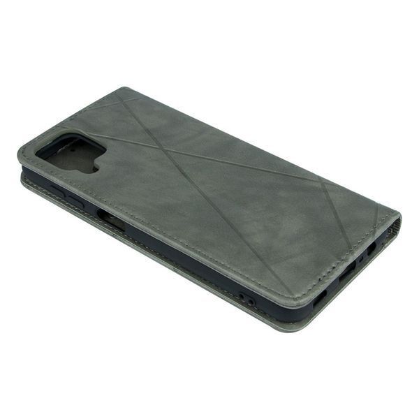 Чохол-книжка Business Leather для Samsung Galaxy A12 Сірий 777-00097 фото