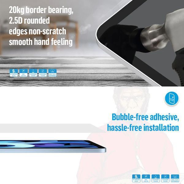 Захисне скло Blueo HD для Apple iPad 10.2" (2019) (2020) (2021) 777-08484 фото