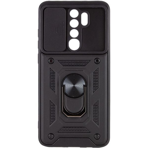 Ударопрочный чехол Camshield Serge Ring для Xiaomi Redmi Note 8 Pro Black 777-04665 фото