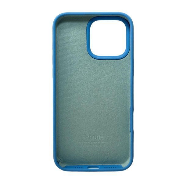 Силиконовый чехол для iPhone 16 Pro Cornflower 666-01198 фото