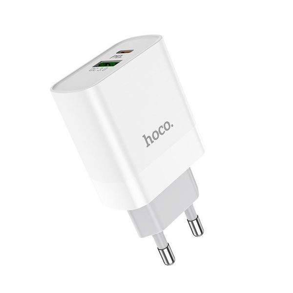 Комплект быстрой зарядки Hoco C80A Rapido Type-C to Type-C PD20W QC3.0 Белый 209-00251 фото