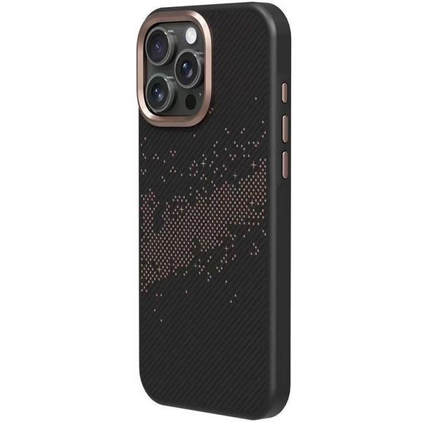 Чехол TPU Monzo (MagFit) для Apple iPhone 17 (6.3") Titanium gold 555-03873 фото