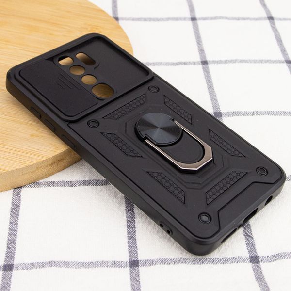 Ударопрочный чехол Camshield Serge Ring для Xiaomi Redmi Note 8 Pro Black 777-04665 фото