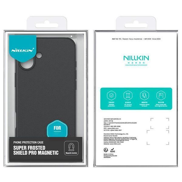 Чохол Nillkin Matte Magnetic Pro для Apple iPhone 17 (6.3") Black 777-08154 фото