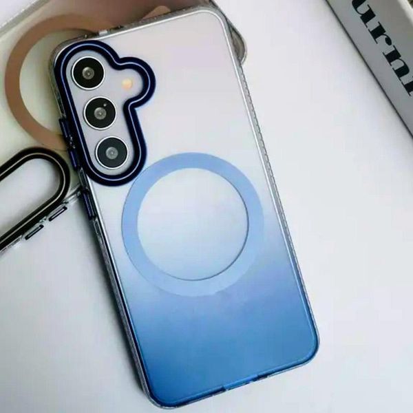 Чохол TPU+PC Phantom with MagSafe для Samsung Galaxy S26 Blue 777-09063 фото