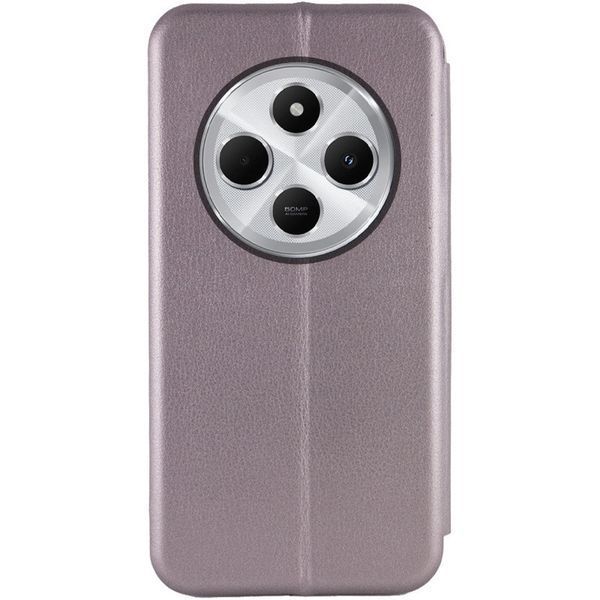 Кожаный чехол-книжка Classy для Xiaomi Redmi 14C / Poco C75 Grey 777-05457 фото