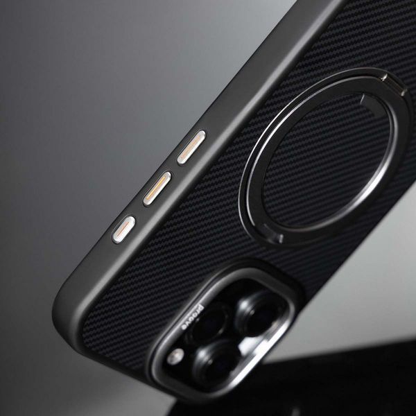 Чехол Proove Reinforce Case with Magnetic Ring iPhone 16 Black 656-05063 фото