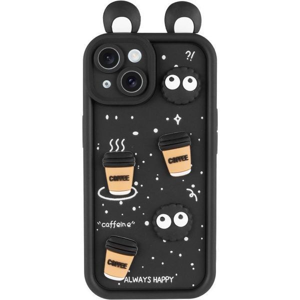 Чохол TPU Toys Case with Ears для Apple iPhone 14 (6.1") Black 208-05371 фото