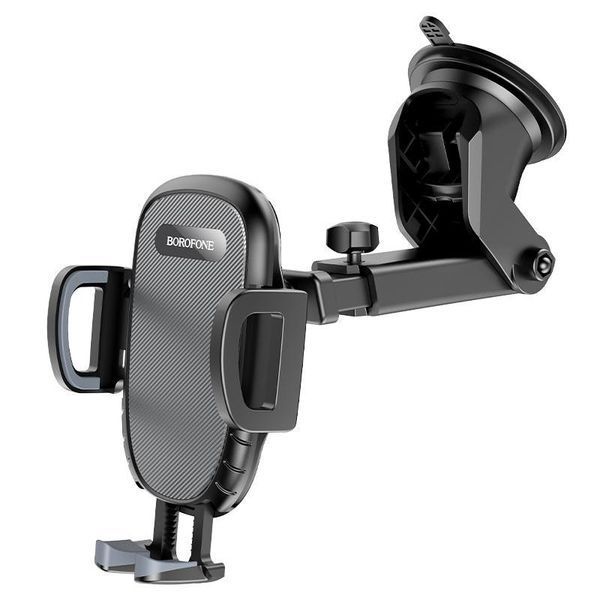 Автотримач для телефона BOROFONE BH53 Windy Console car holder Black Grey 6931474751867 фото