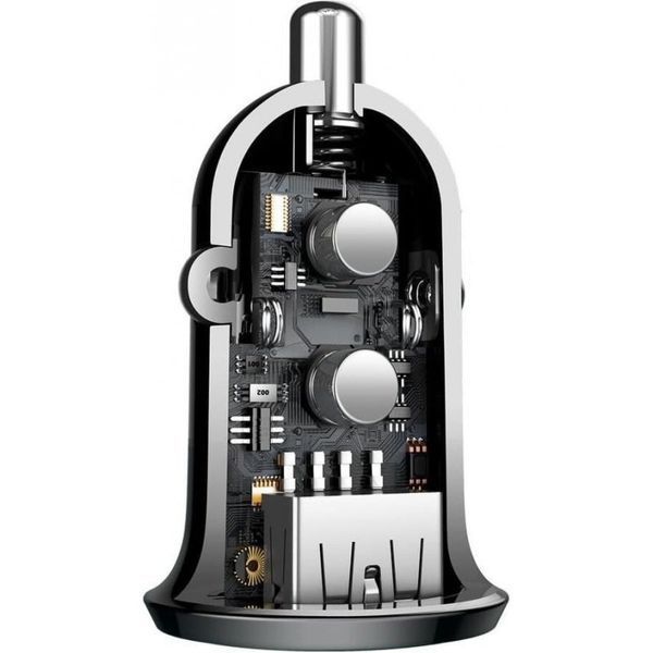 АЗУ Baseus Grain Pro 4.8A (2USB-A) (CCALLP) Черный ILSO-00000050389-2 фото