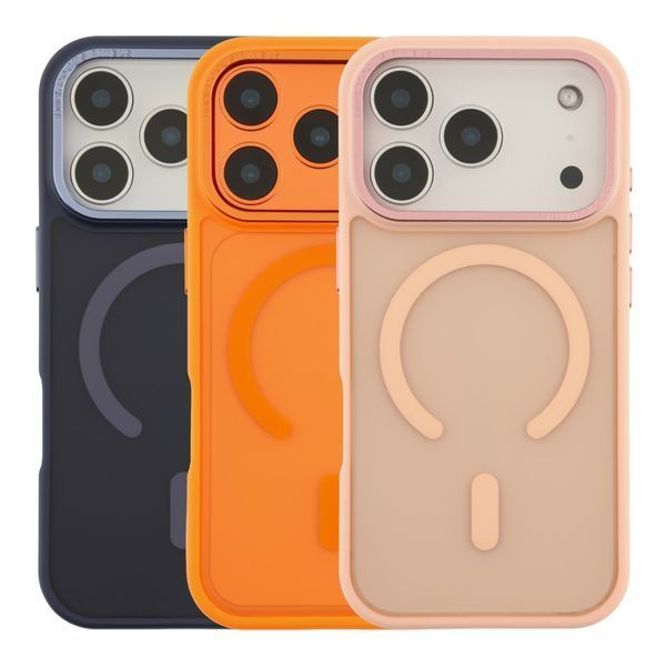 Чохол TPU+PC Goldencis Matte with MagSafe для iPhone 17 Pro Max Orange 2020000496823 фото