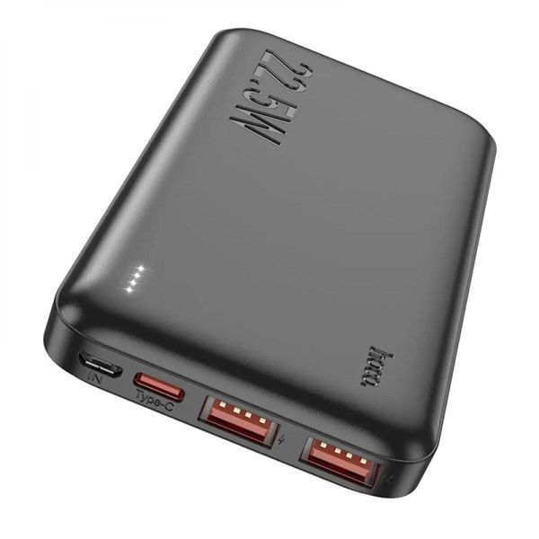 Зовнішній акумулятор HOCO J101 Astute 22.5W fully compatible power bank(10000mAh) Black 656-01157 фото