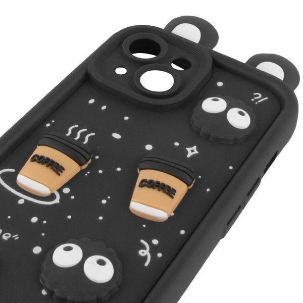 Чохол TPU Toys Case with Ears для Apple iPhone 14 (6.1") Black 208-05371 фото