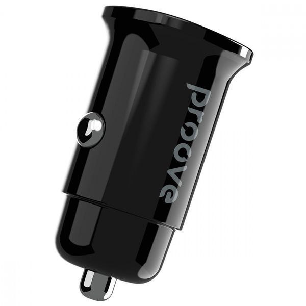 Автомобільний зарядний пристрій Proove Flash 30W (Type-C+USB) black 656-02606 фото