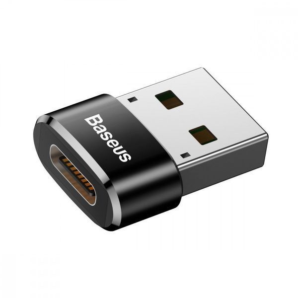 Переходник Baseus Type-C to USB Black CAAOTG-01 фото