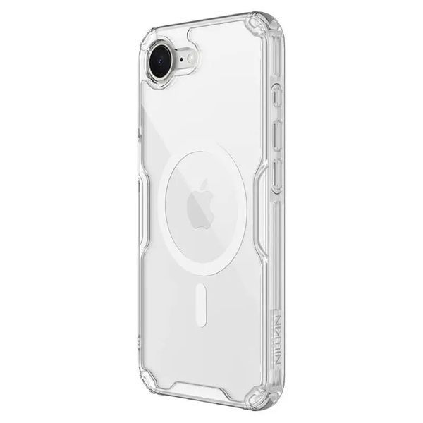TPU чехол Nillkin Nature Pro Magnetic для Apple iPhone 16e\17e (6.1") Transparent 777-08022 фото