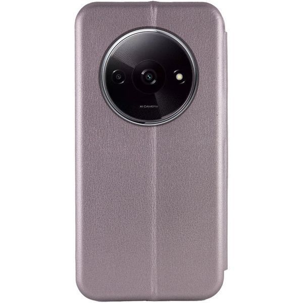 Шкіряний чохол-книжка Classy для Xiaomi Redmi A3 Grey 777-05557 фото