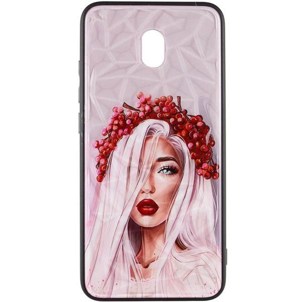 TPU+PC чехол Prisma Ladies для Xiaomi Redmi 8a Ukrainian Girl 777-07422 фото