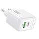 Сетевое зарядное устройство BOROFONE BAS45A Potential PD30W+QC3.0 charger(EU) White 656-01338 фото 4
